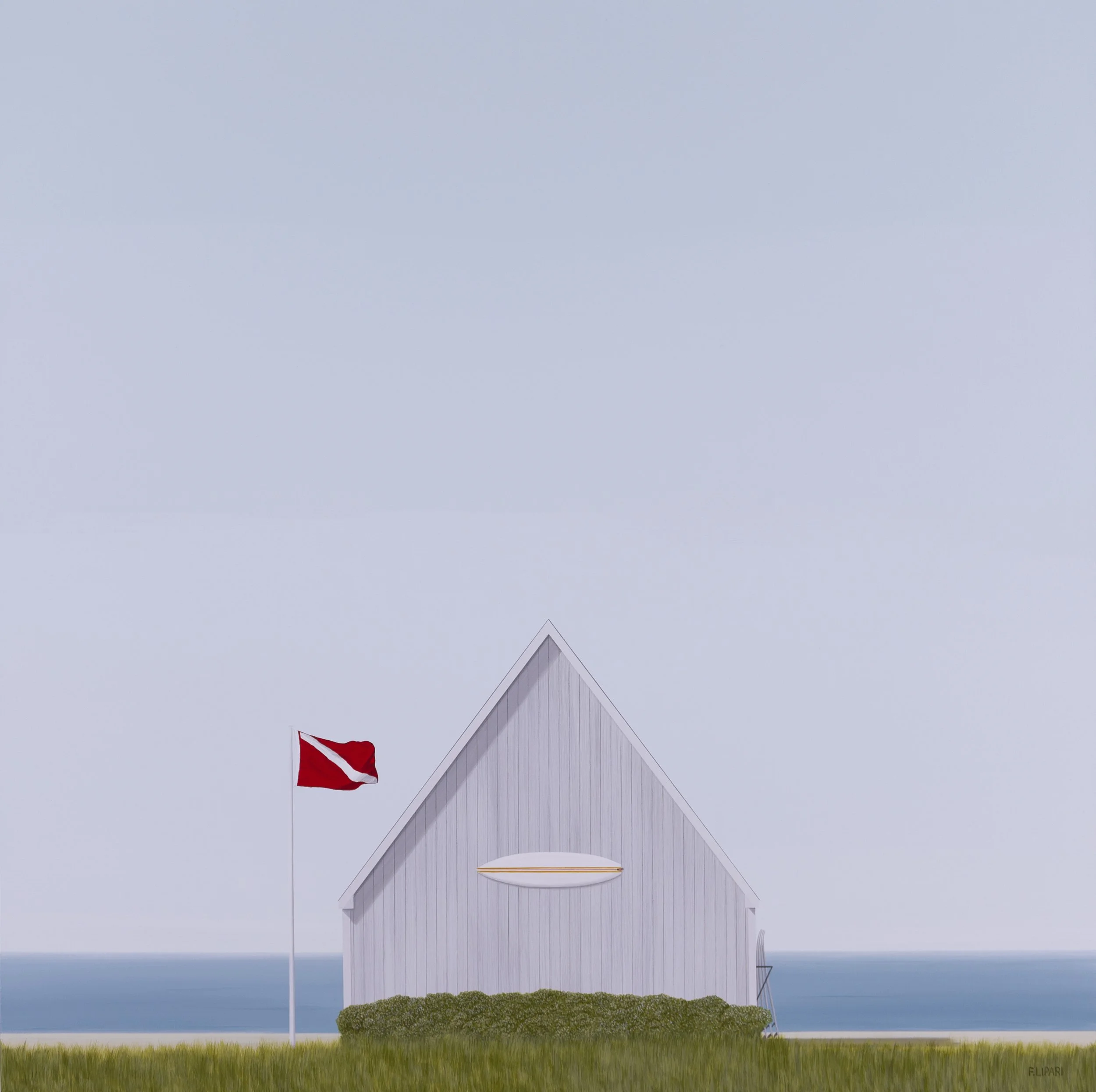   Over &amp; Under  | 2022, 40 x 40  acrylic and watercolour pencil on canvas 