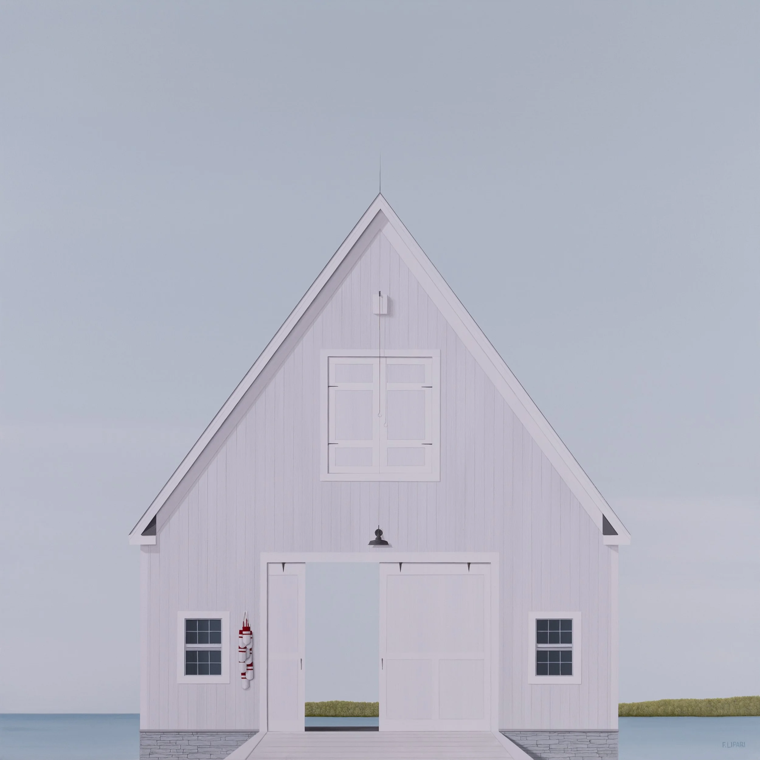   Onwards  | 2022, 40 x 40 acrylic and watercolour pencil on canvas 