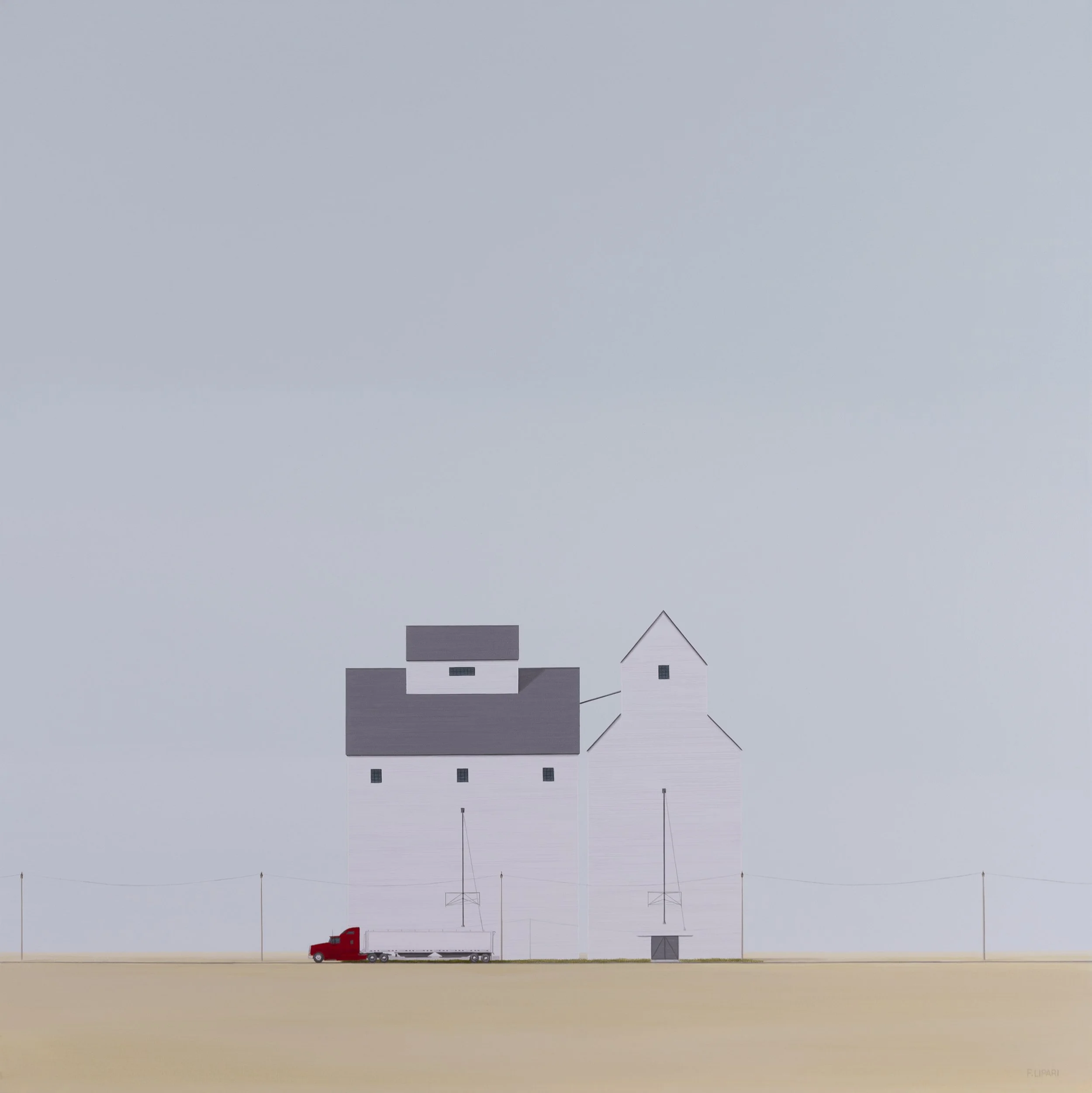   Elevated  | 2022, 40 x 40 acrylic and water color pencil on canvas 