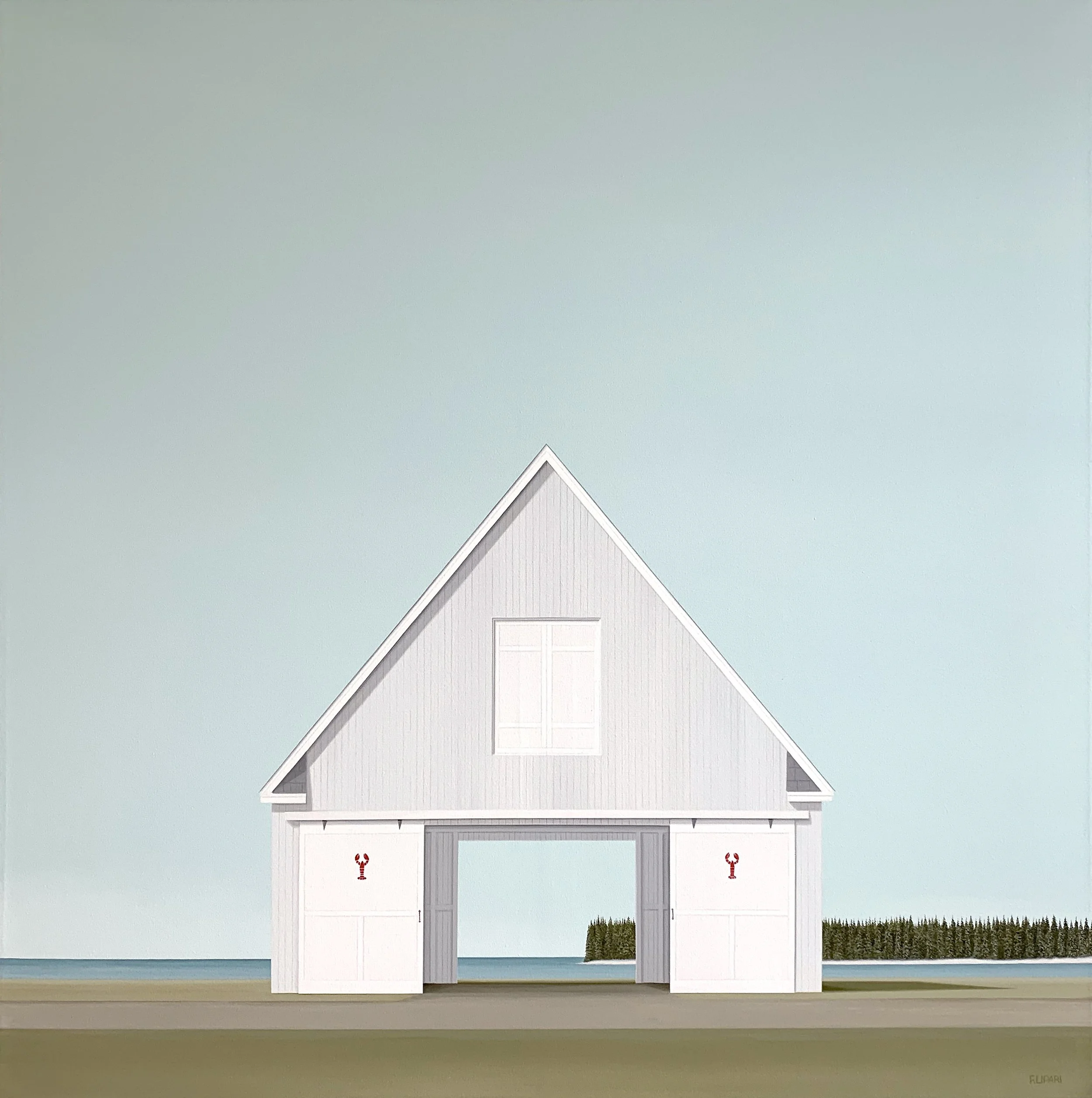   Access  | 2023,  40 x 40 acrylic and water color pencil on canvas 