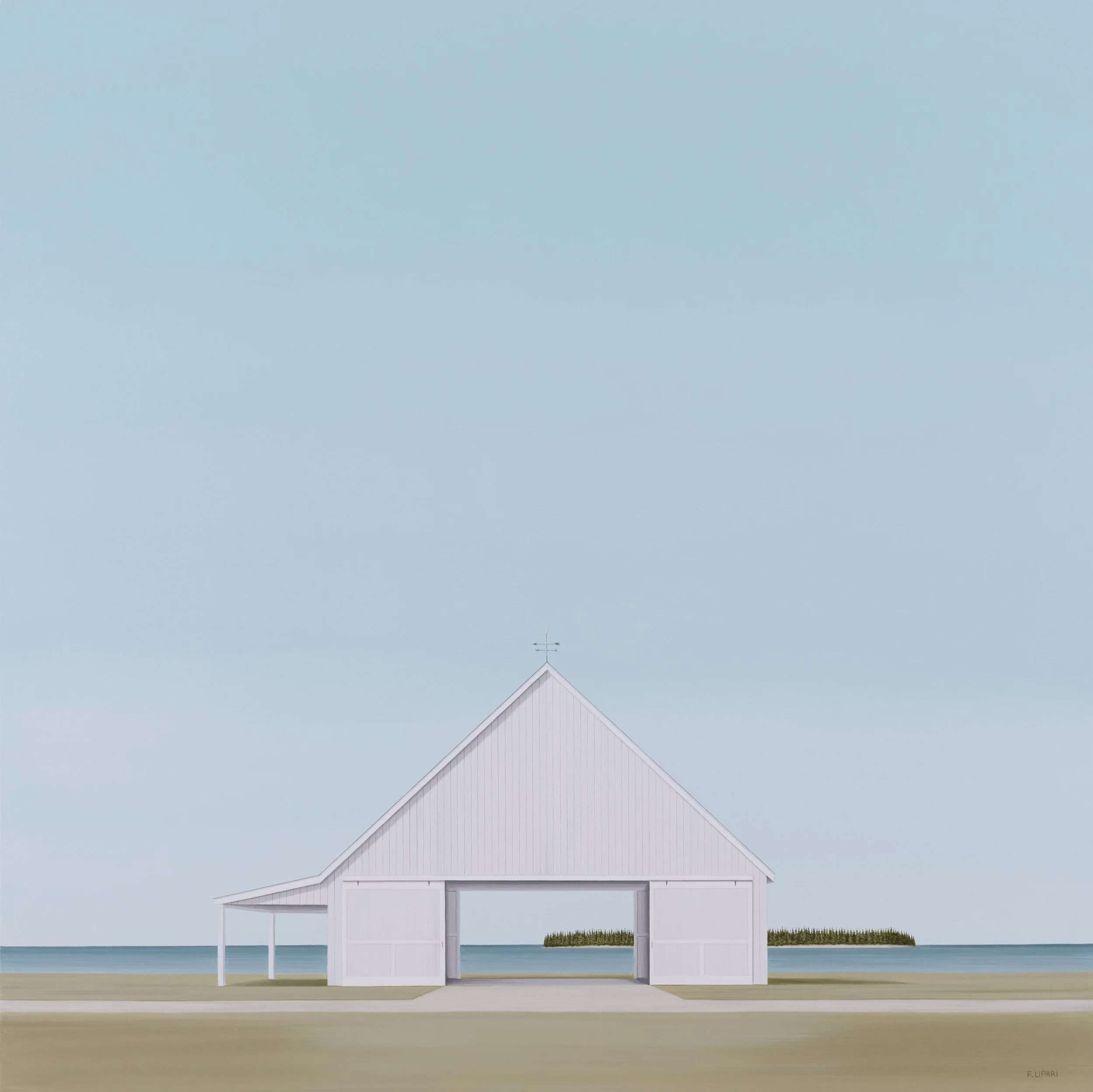   Unwavering  | 2023,  40 x 40 acrylic and watercolor pencil on canvas 