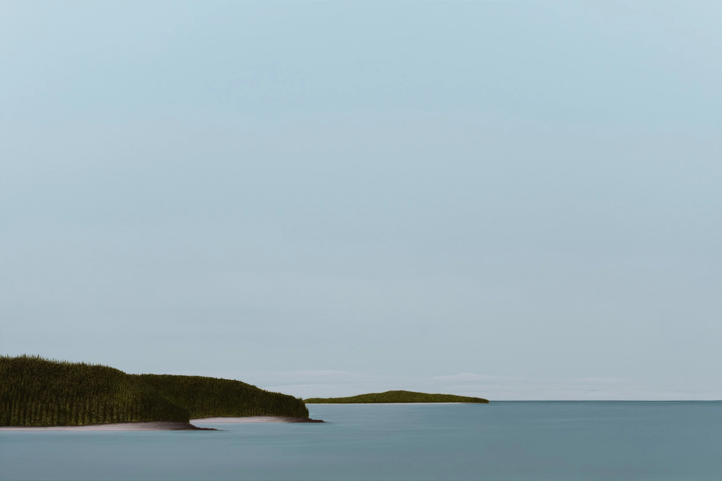   Promontory  | 32 x 48  acrylic on canvas  