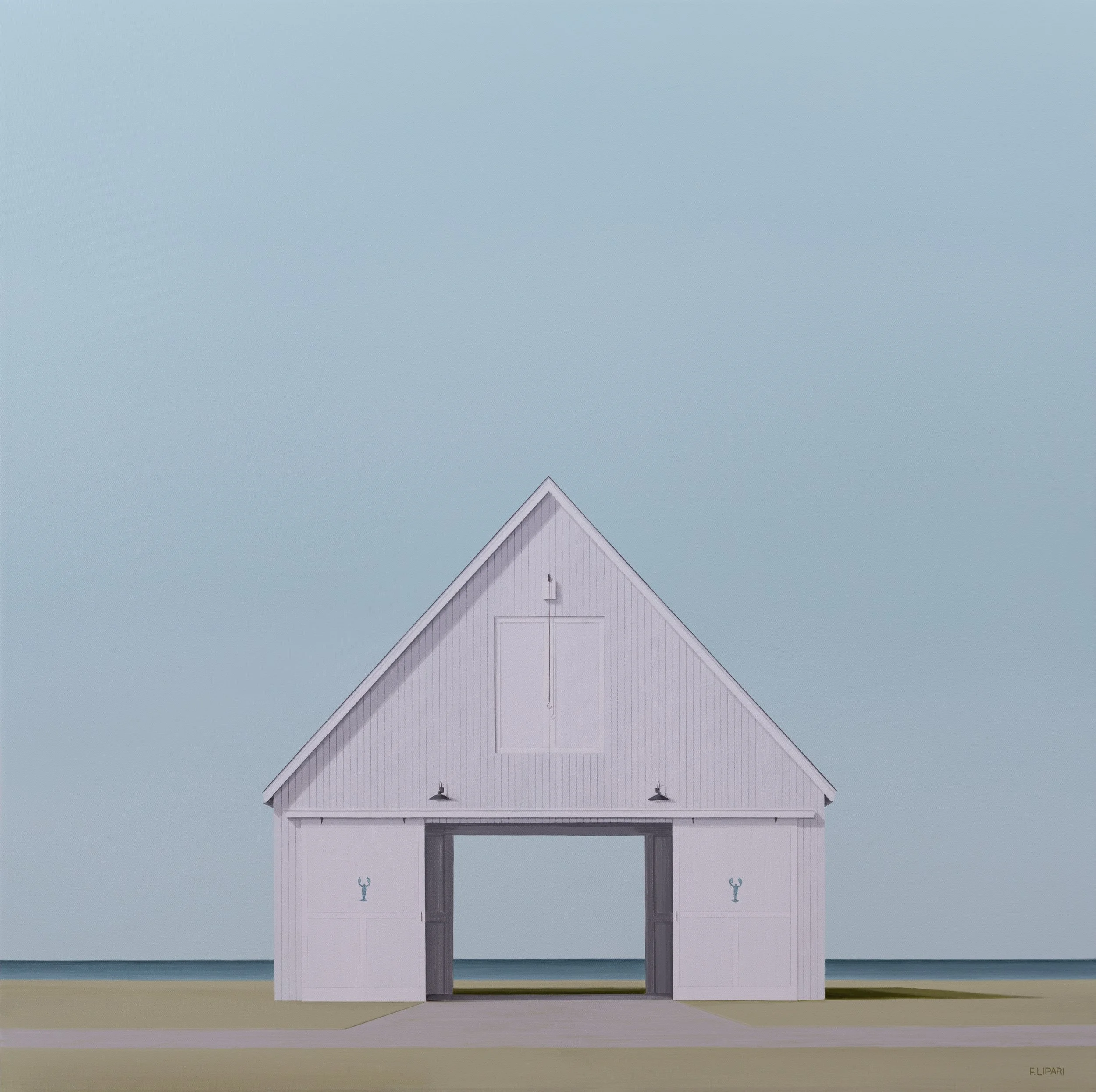   Legend  | 2023, 40 x 40 acrylic and watercolor pencil on canvas 