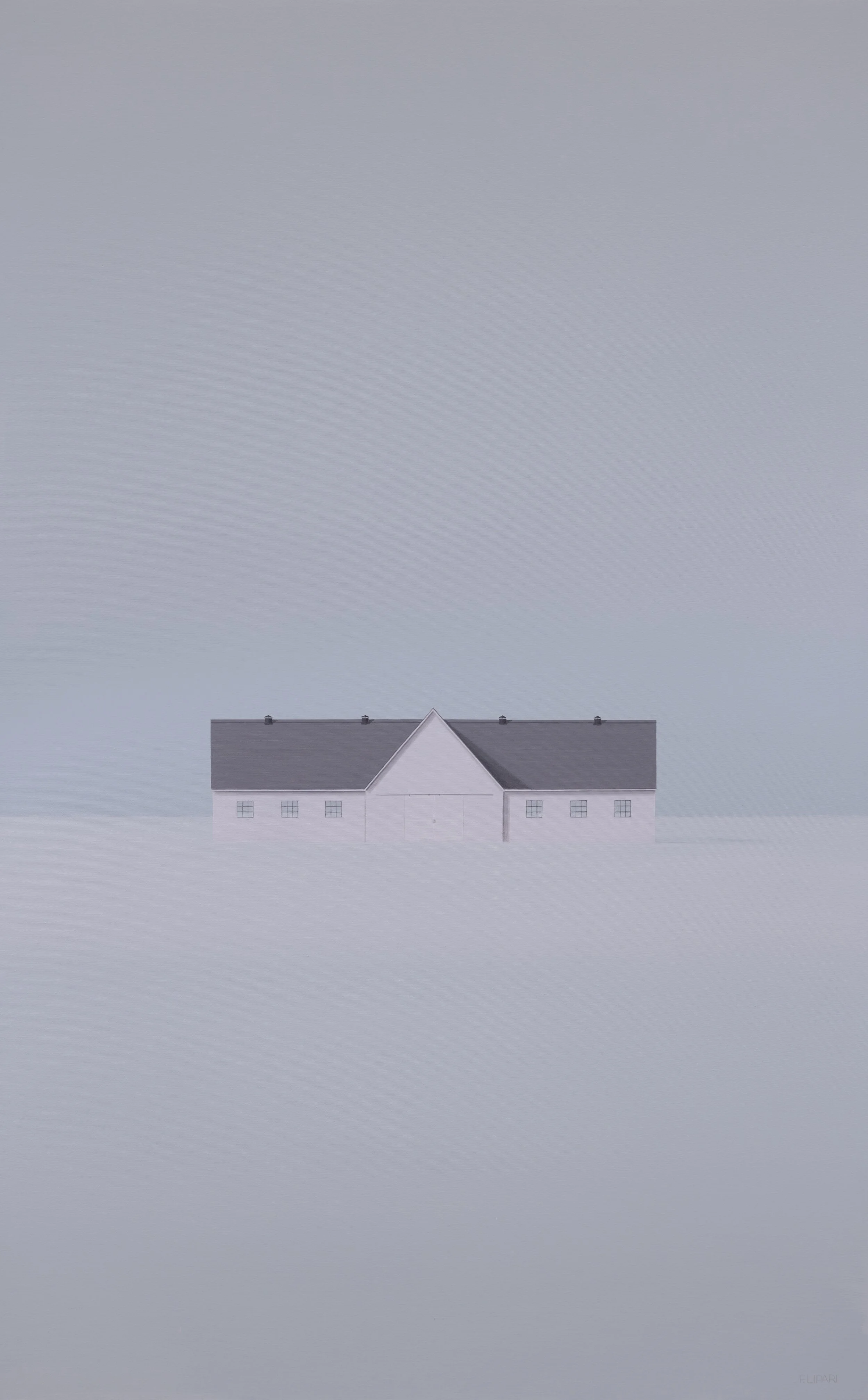   Edson Hill  | 2023, 30 x  48 acrylic and watercolor pencil on canvas 