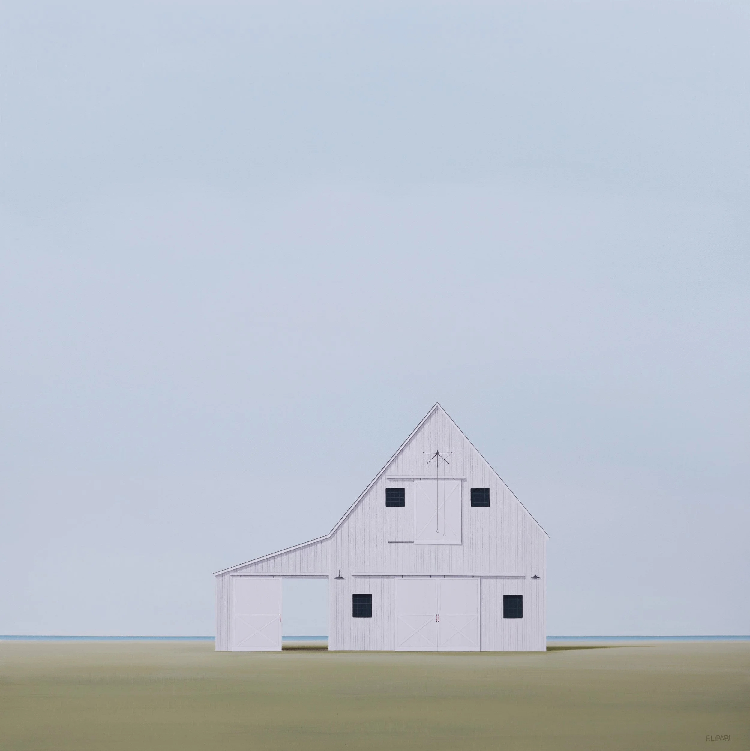   Boundless  | 2022, 40 x 40 acrylic and watercolor pencil on canvas. 