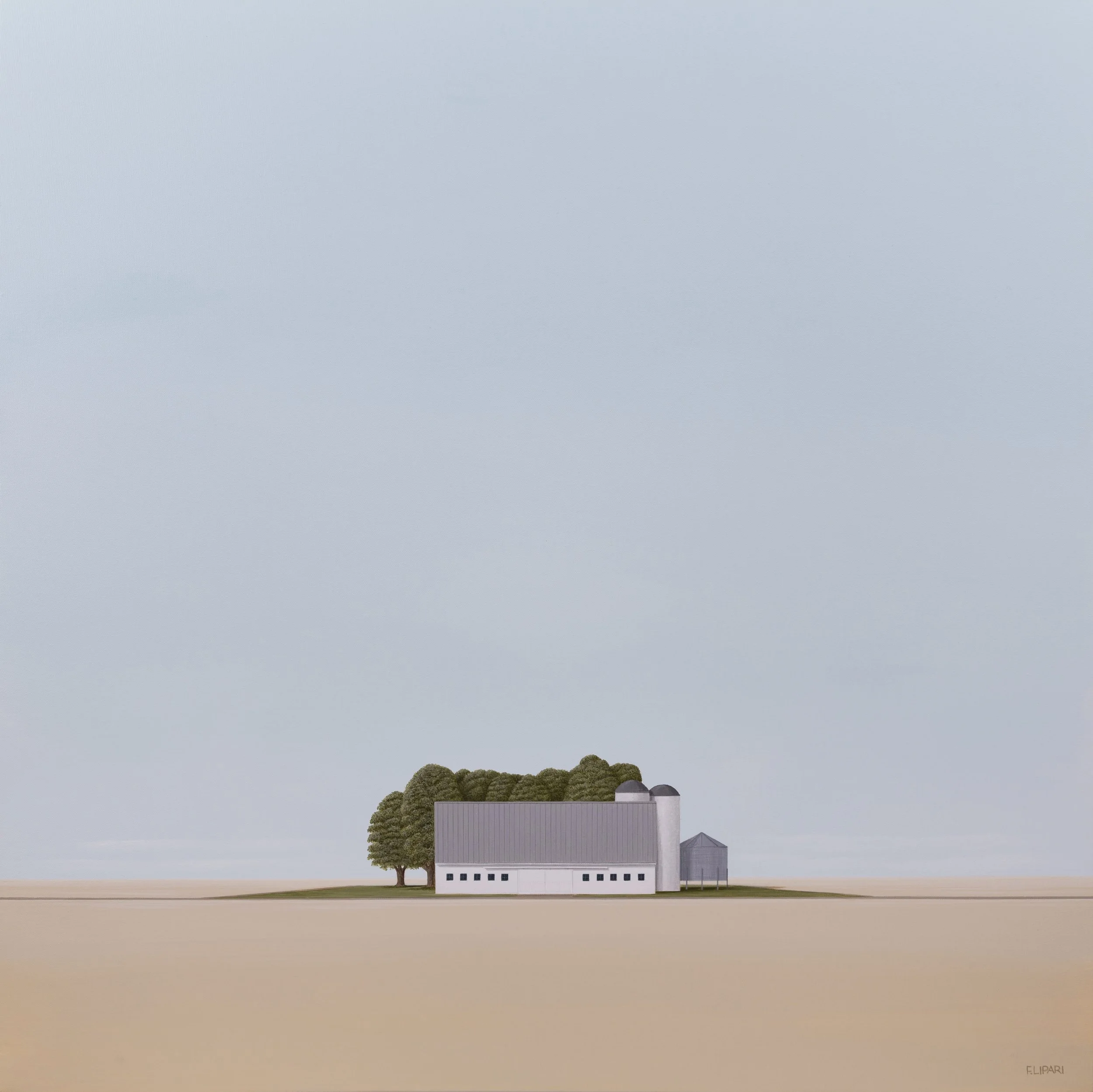   Bounty  | 2024, 40 x 40 acrylic and watercolor pencil on canvas 