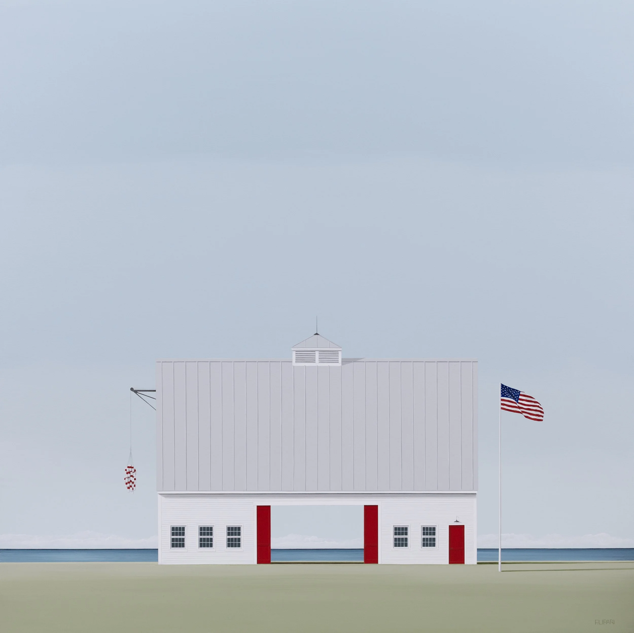   Enchanting  |  40 × 40 acrylic and watercolor pencil on canvas  