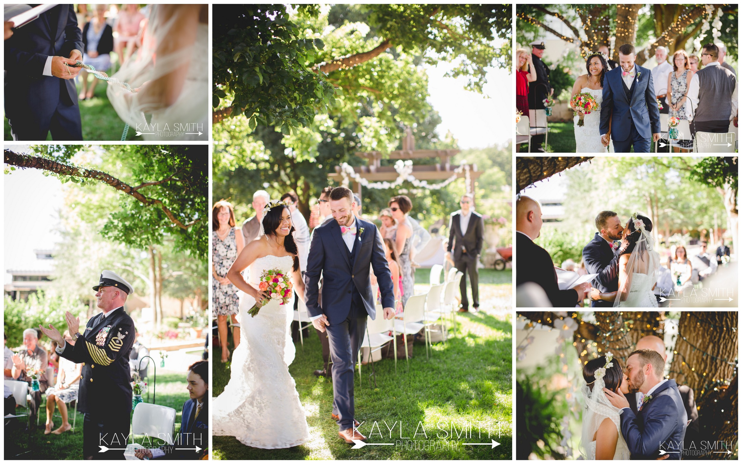 Stephanie Tyler Amarillo Botanical Gardens Wedding