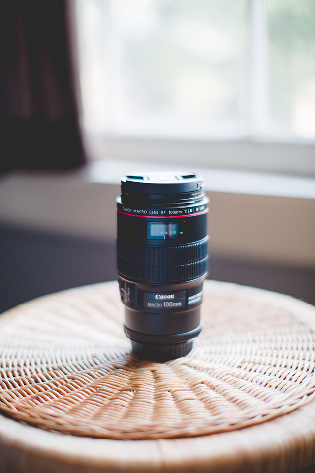 The Canon 100mm f/2.8L Macro is used for extreme close up shots. The only time that I use it is for wedding detail shots like rings. 