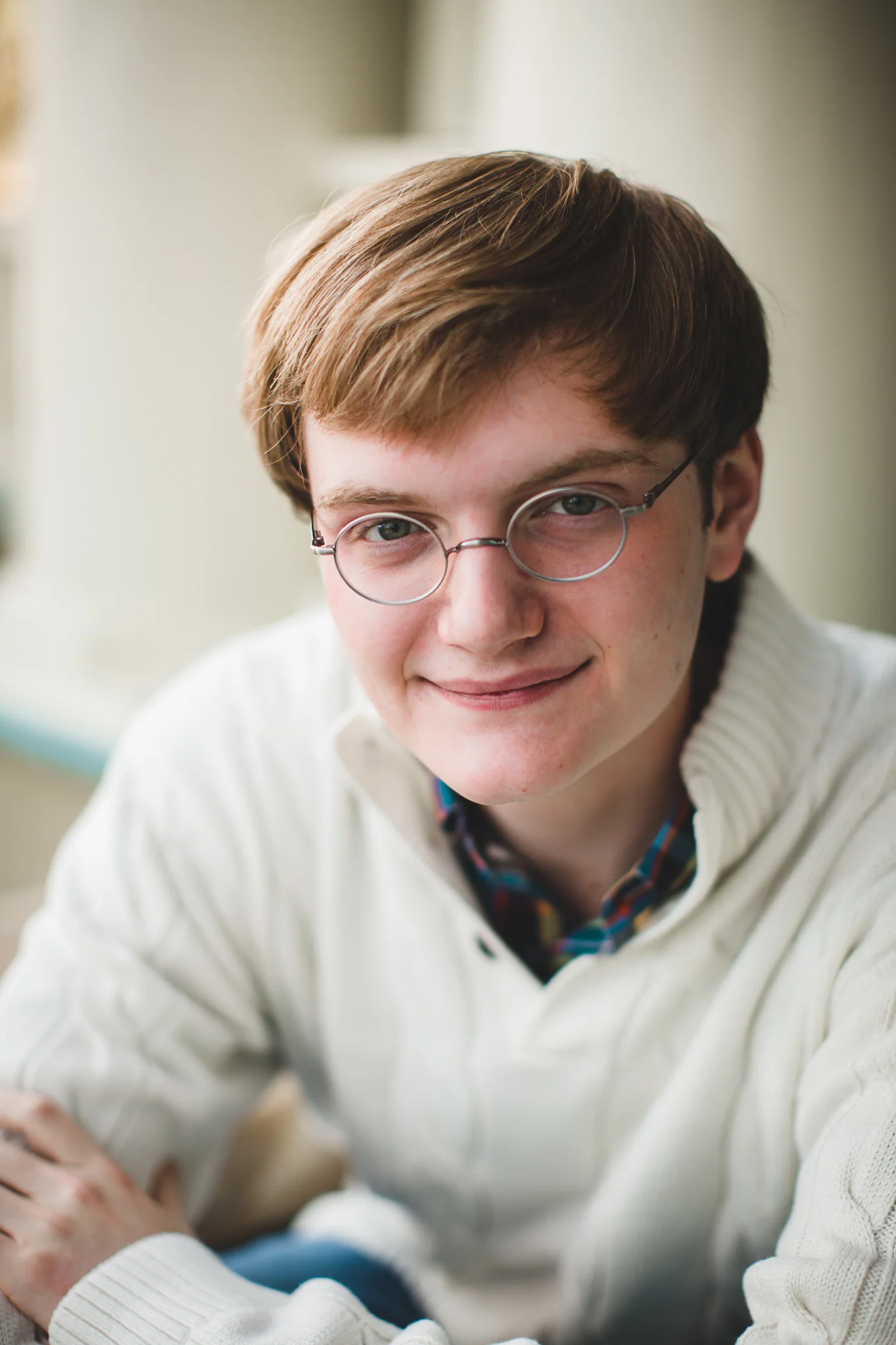 Aiden | Senior Photos in his Unique Amarillo Home