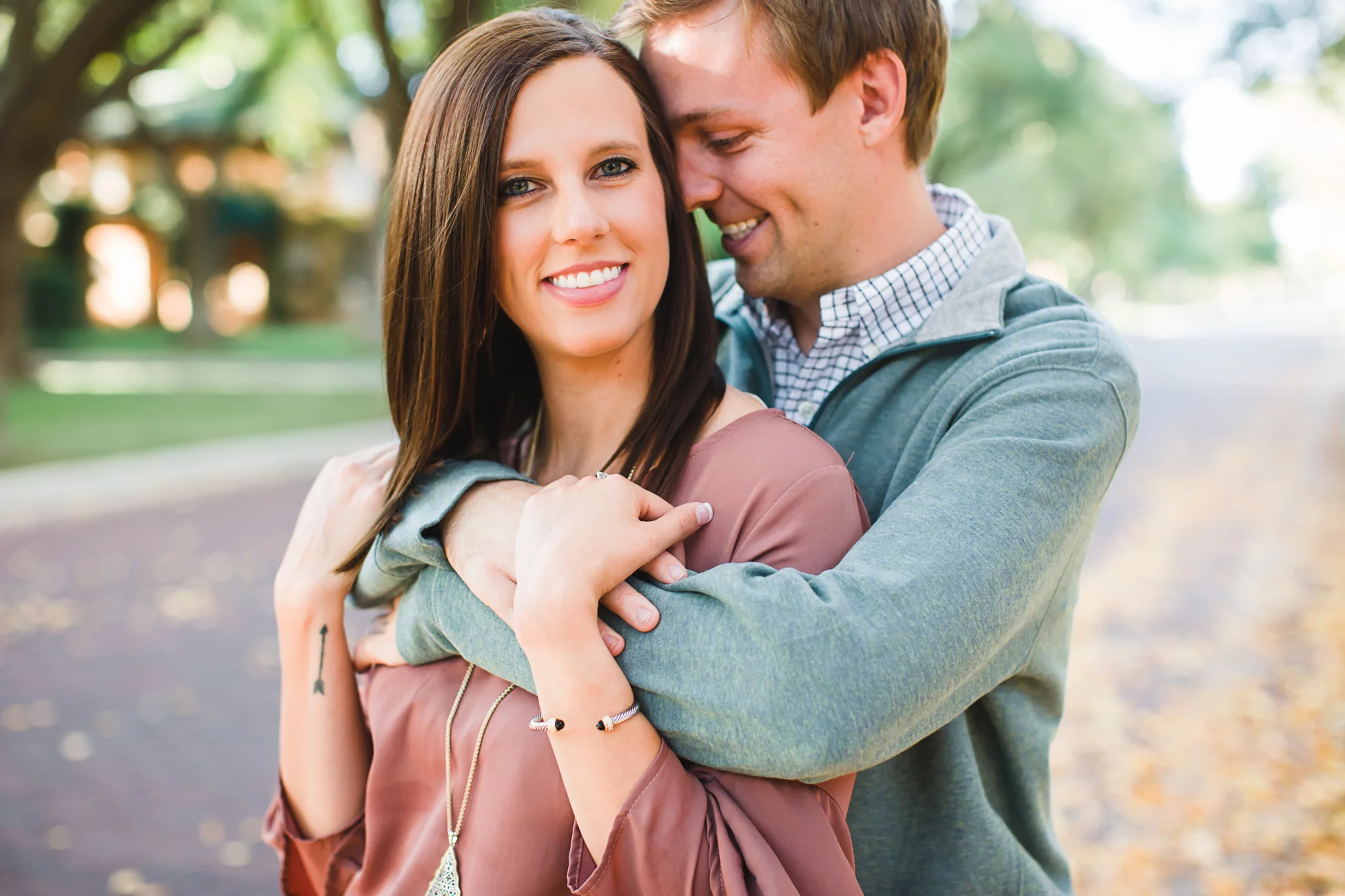 Taryn + Joey | Downtown Amarillo Fall Engagement Session