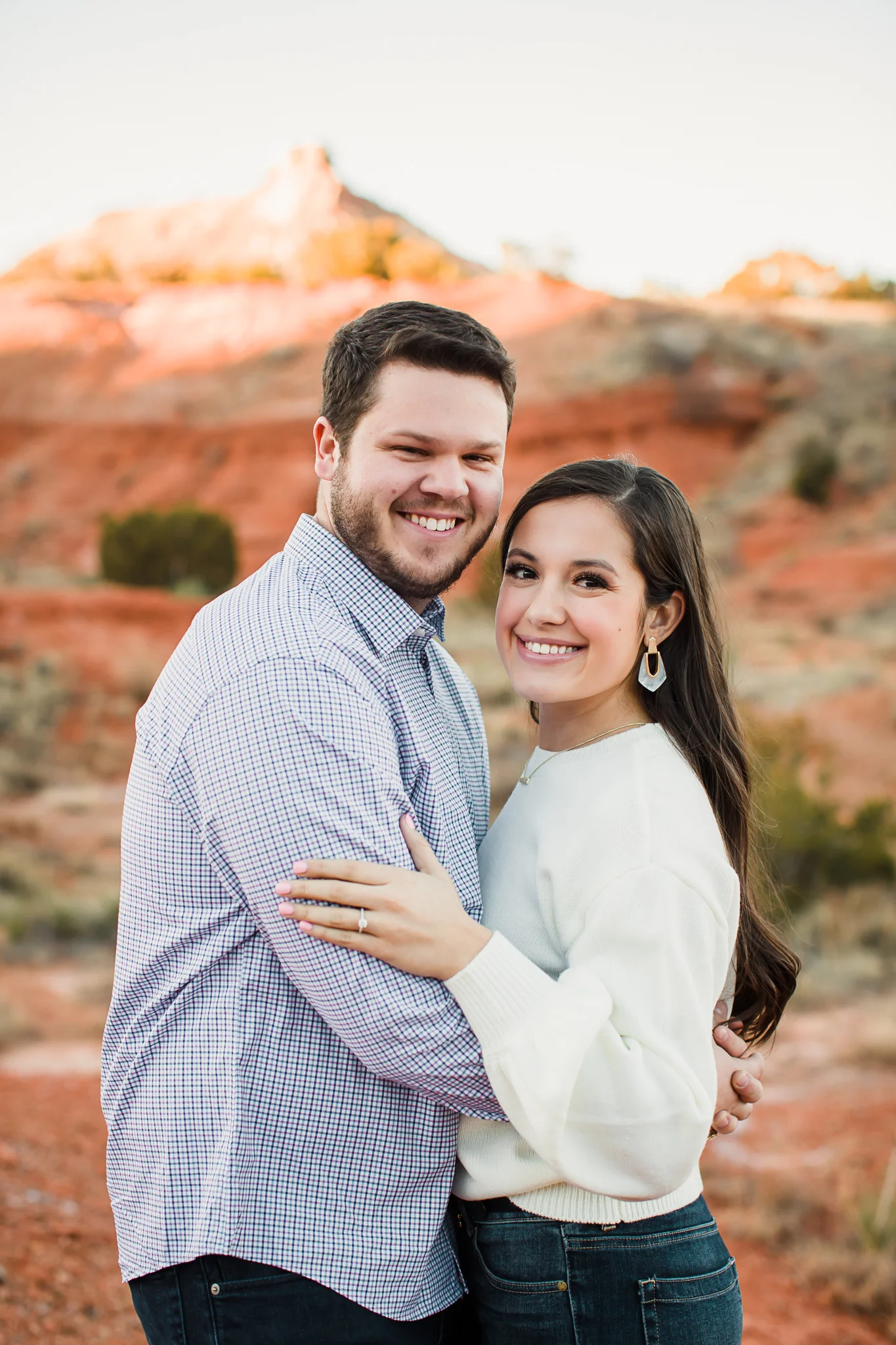 Sydney + Caden | Downtown Amarillo and Palo Duro Engagement Session