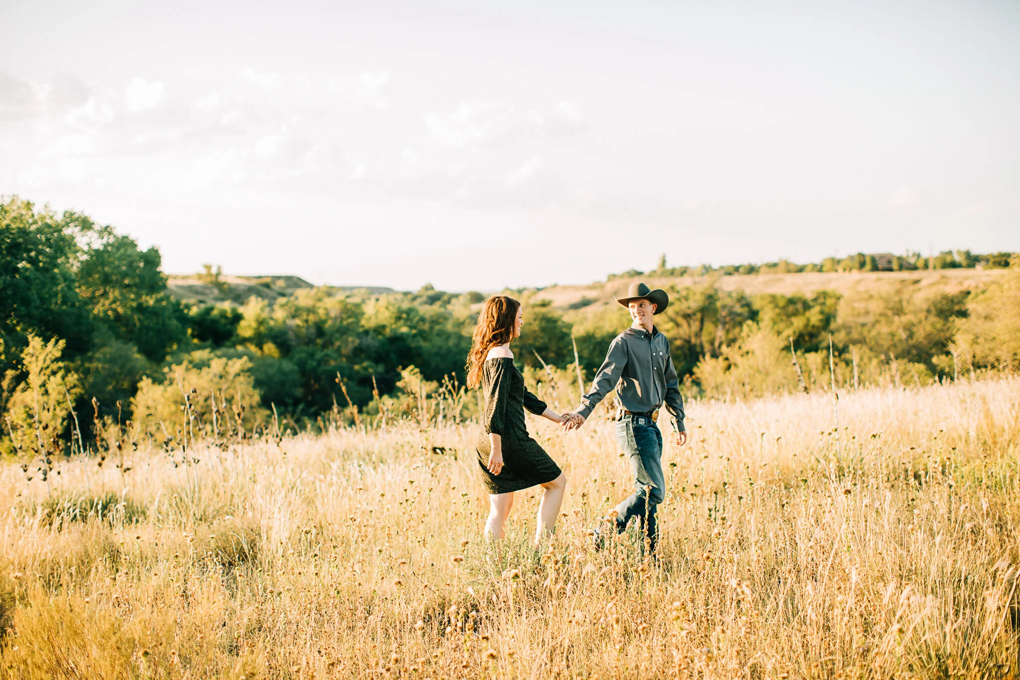 Nolan + Mikaela | Engagement Pictures in Downtown Amarillo