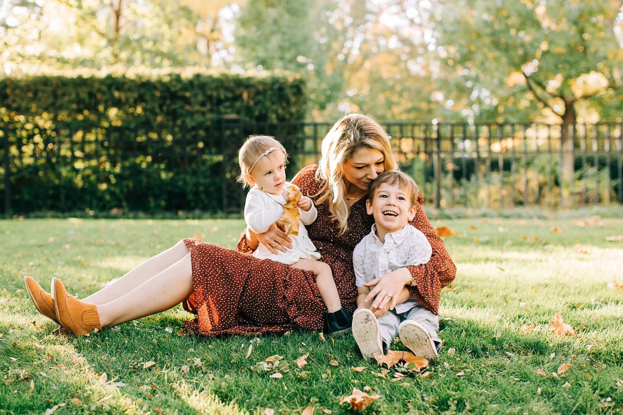 The McCurry's | Fall Family Pictures in the Wolflin Neighborhood