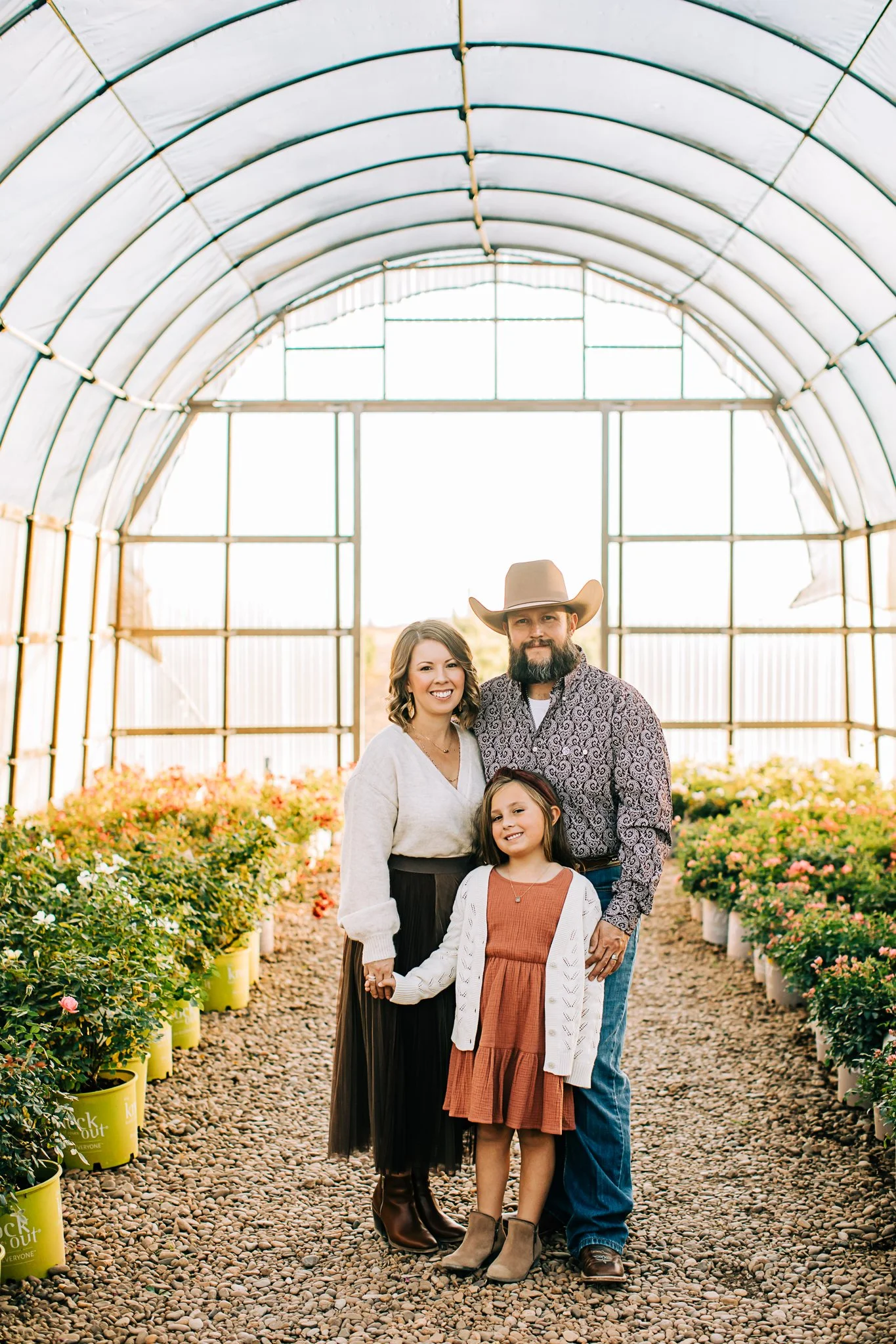 The Lovelady's | Family Pictures at Double D Nursery in Amarillo