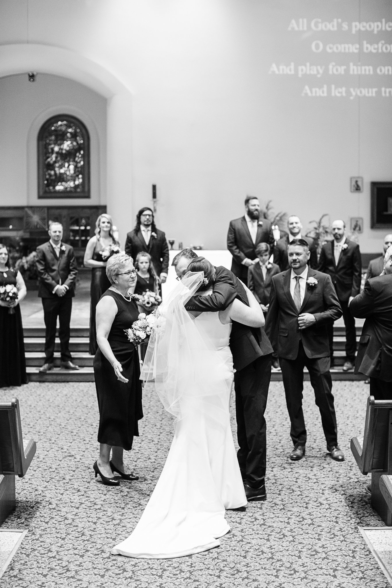 Matt + Adrienne | Traditional Wedding at St. Mary's Cathedral &amp; Embassy Suites in Amarillo