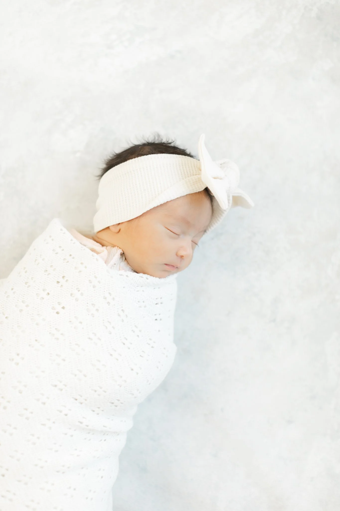 Elaina | Lifestyle Newborn Pictures at Home in Amarillo