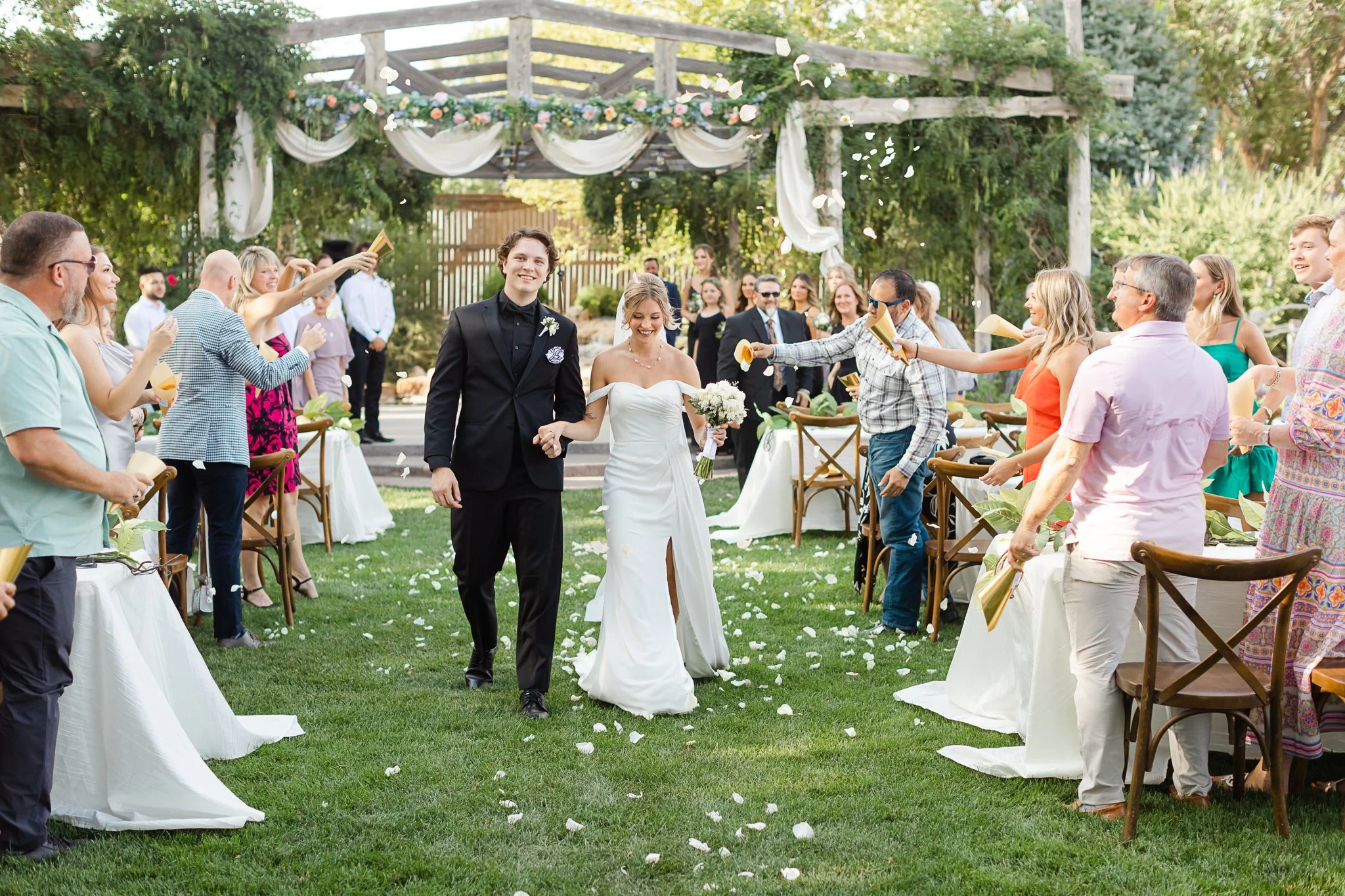 Sydney and Logan | Summertime Wedding at Resplendent Garden in Amarillo