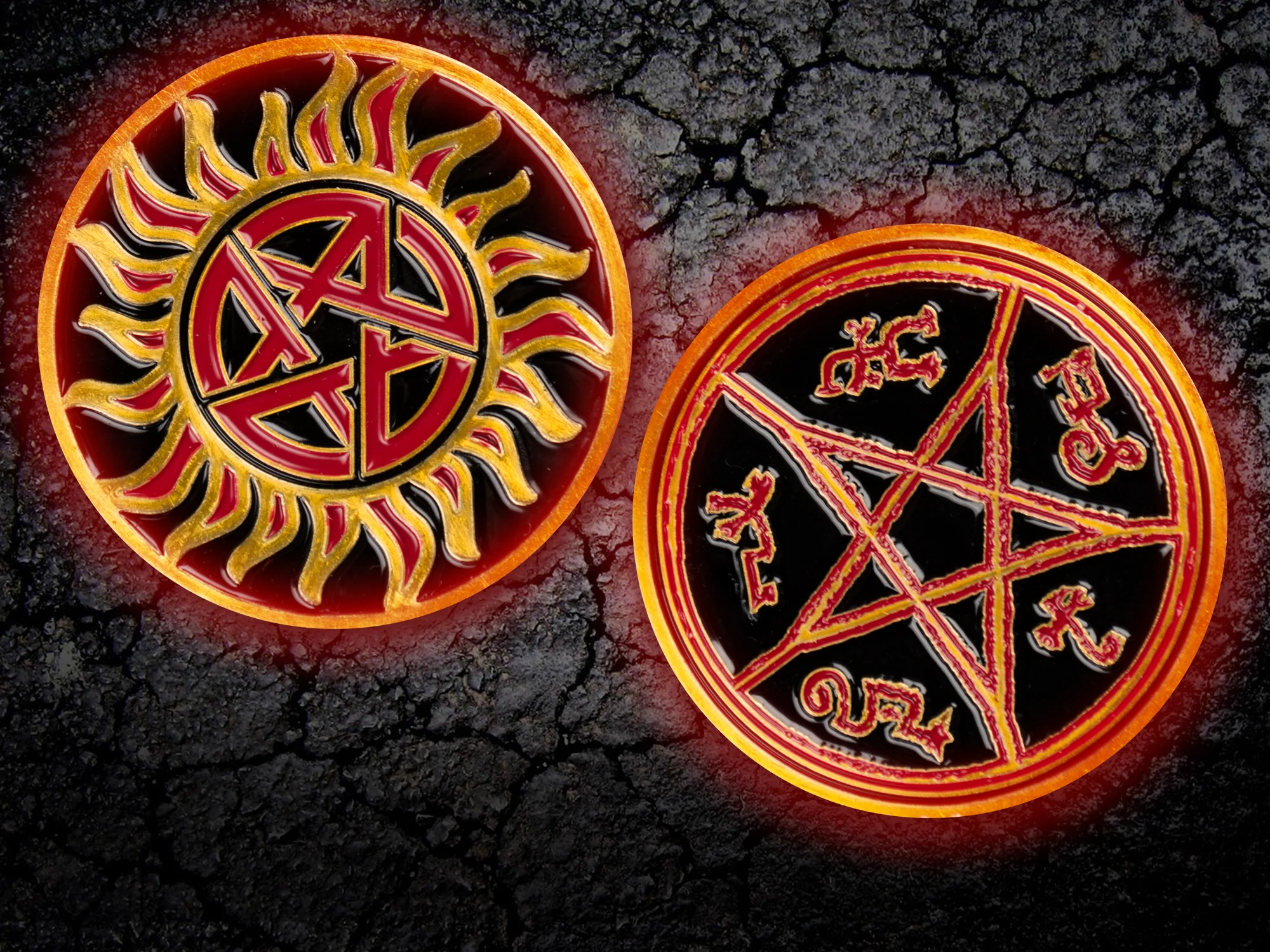 Supernatural "Essential Hunter's" Challenge Coin