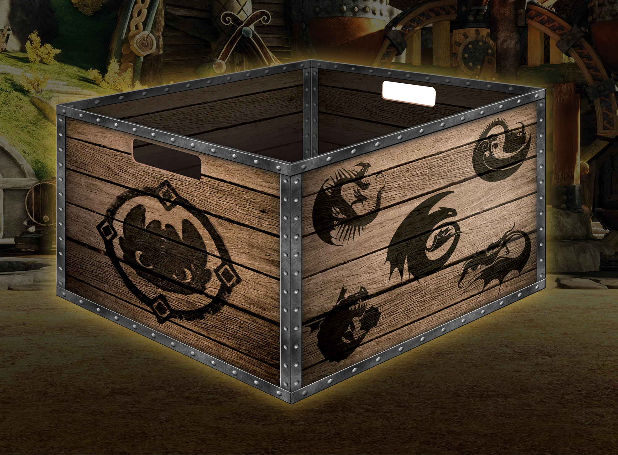How To Train Your Dragon 2 Corrugated Basket