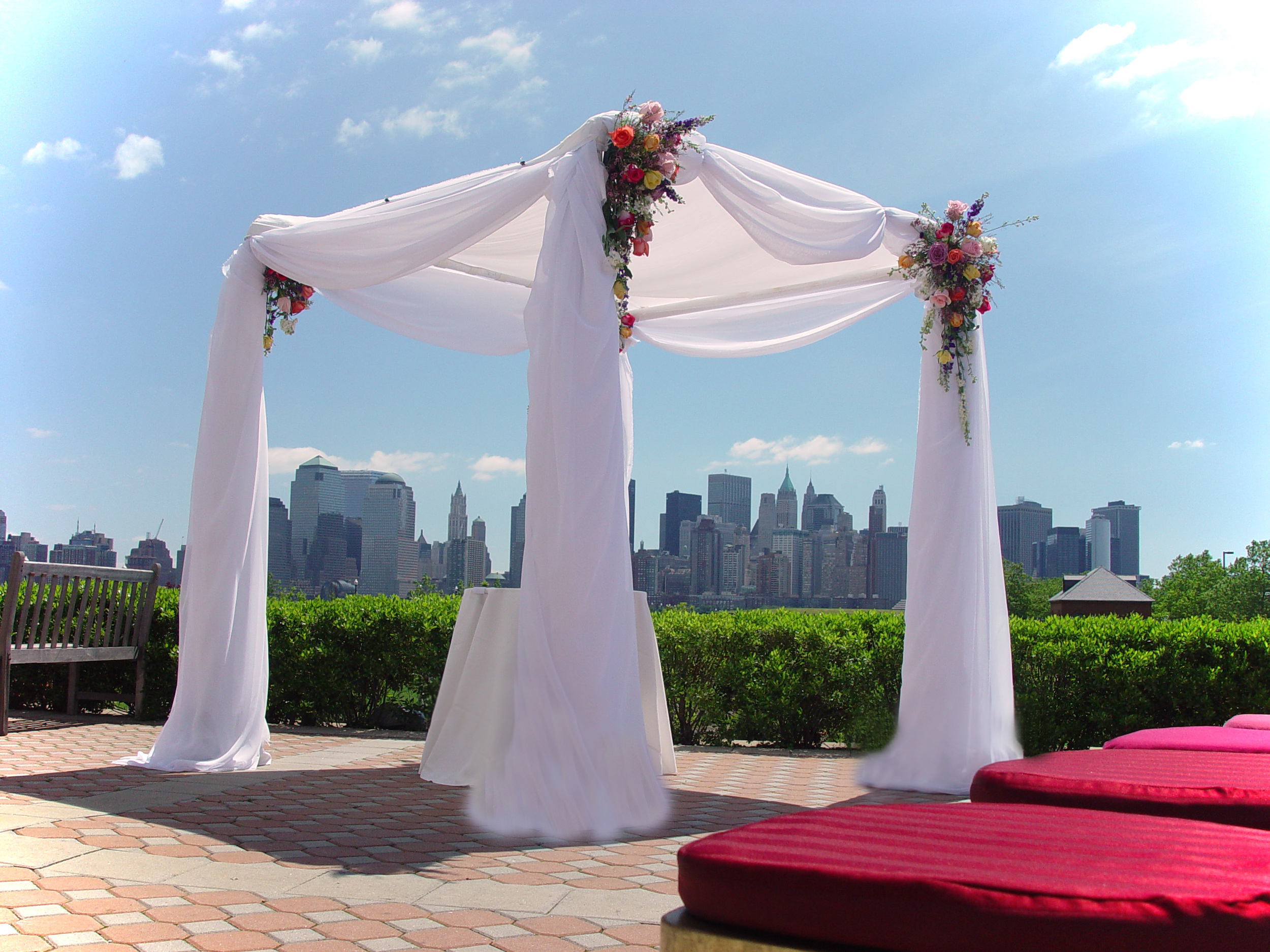 Chuppa with a New York City View