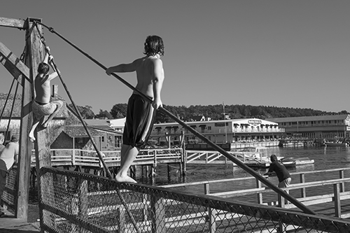 Bridge Jumping ©Wendy Drexler Boothbay Harbor