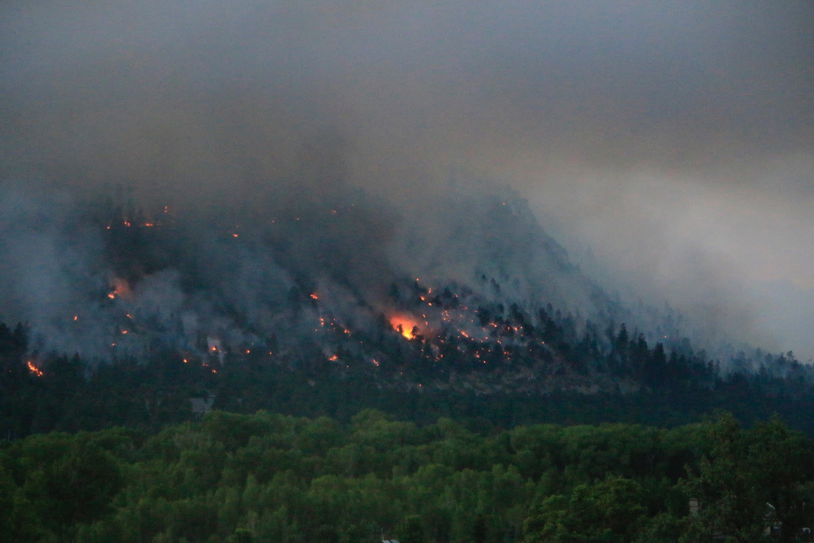 416 Fire, photo by Priscilla Sherman