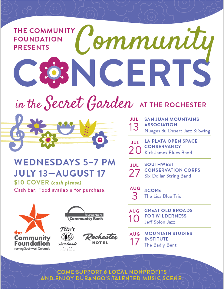 Community Concert: SOUTHWEST CONSERVATION CORPS + Six Dollar String Band