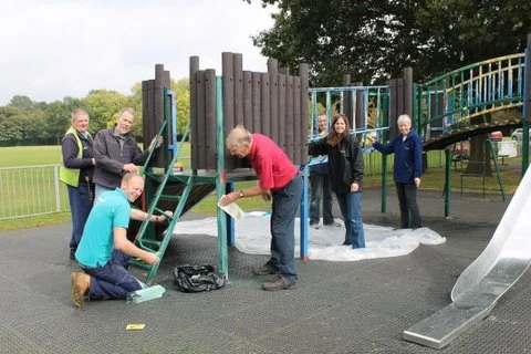 24th September 2014- Paint the Play Area!