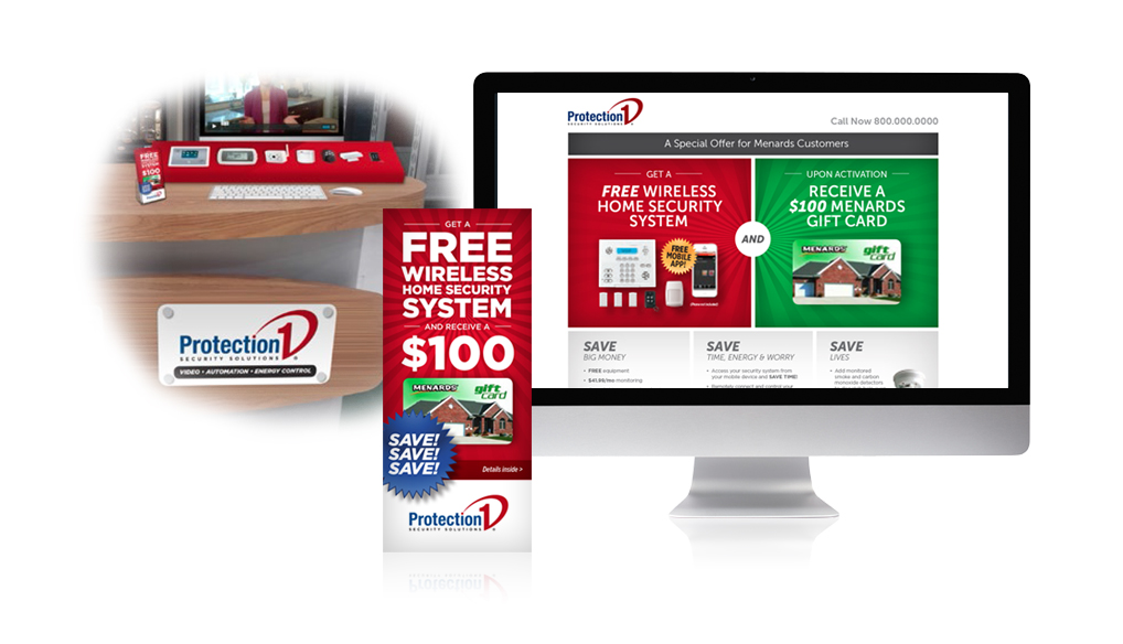 Menards / P1 Offer Kiosk, Brochure & Microsite