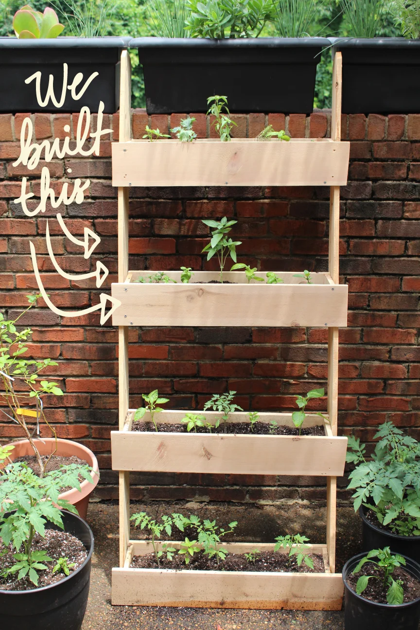 WE BUILT THIS - Garden Planter Ladder 