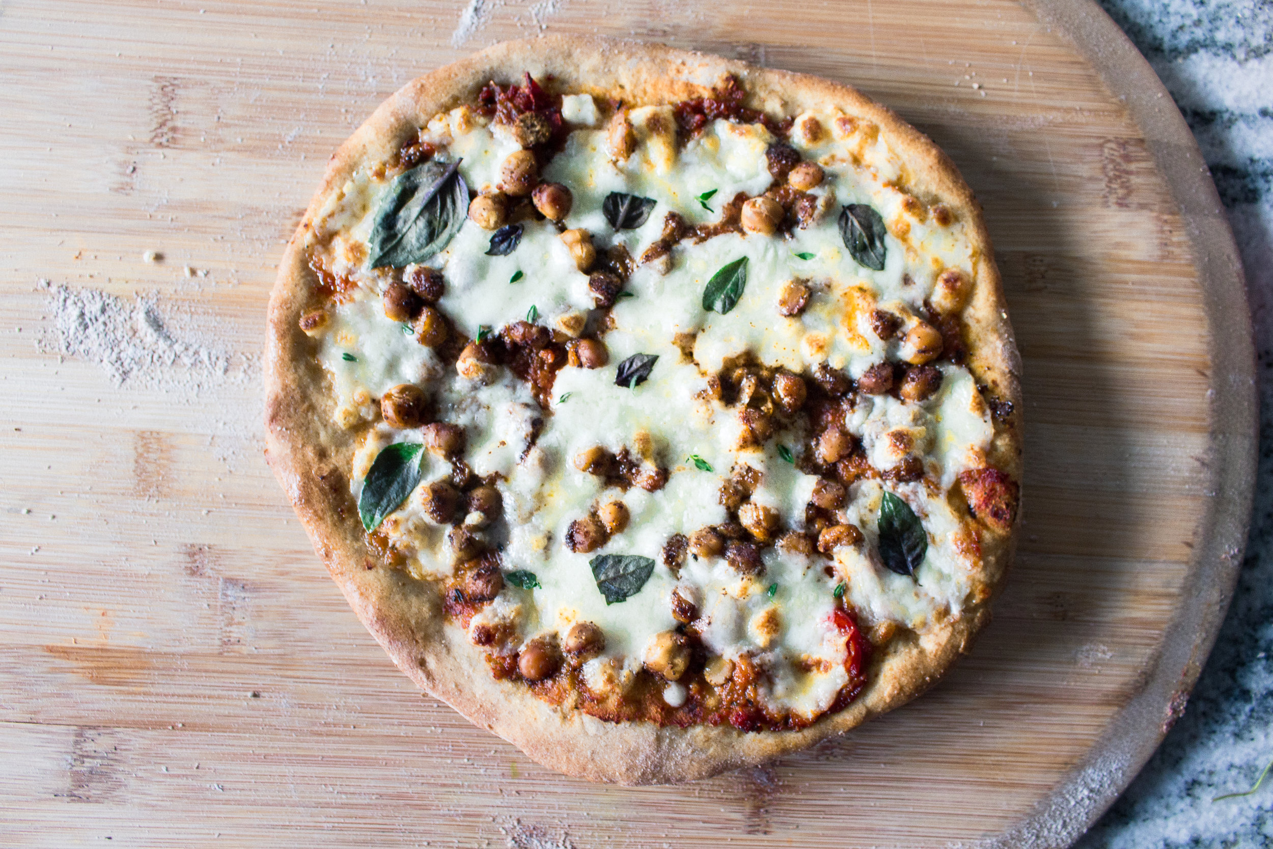 EASY Cracker-thin Pizza Crust + Delightful Pizza Accoutrements — Corrie ...