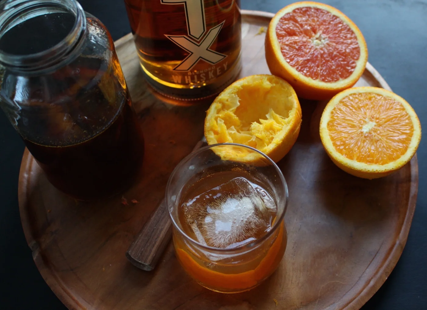 FLAT CAP COCKTAIL - Bourbon + Orange Cream Soda Syrup + Bitters