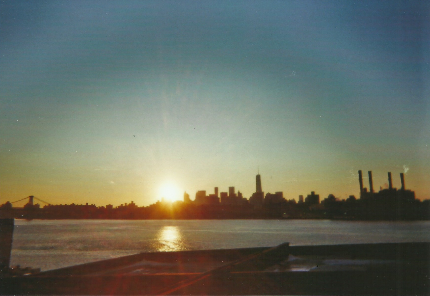 Sun Setting on the Banks (of the East River)