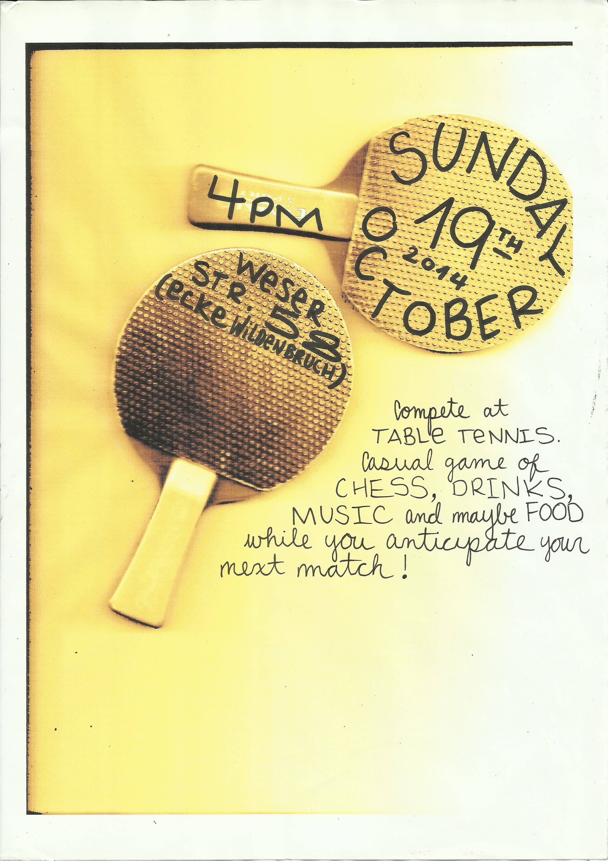Flyer, Summer 2014