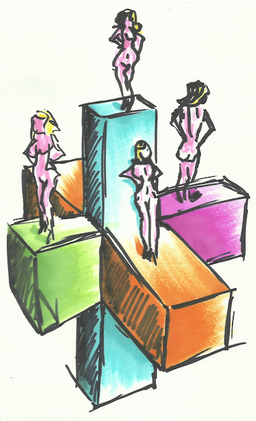 Figure in Perspective