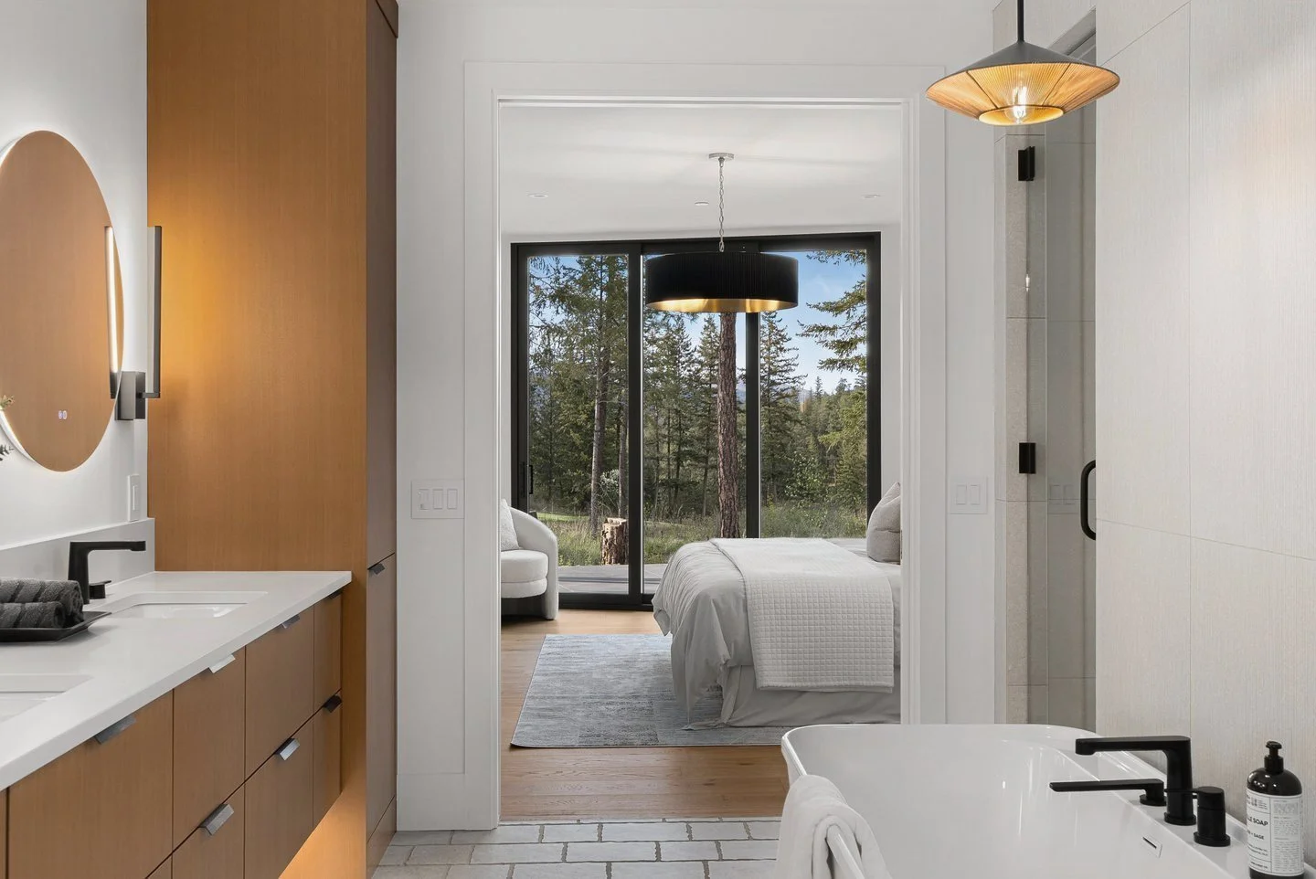 Primary ensuite looking through to the bedroom, Fairway Rancher, Predator Ridge