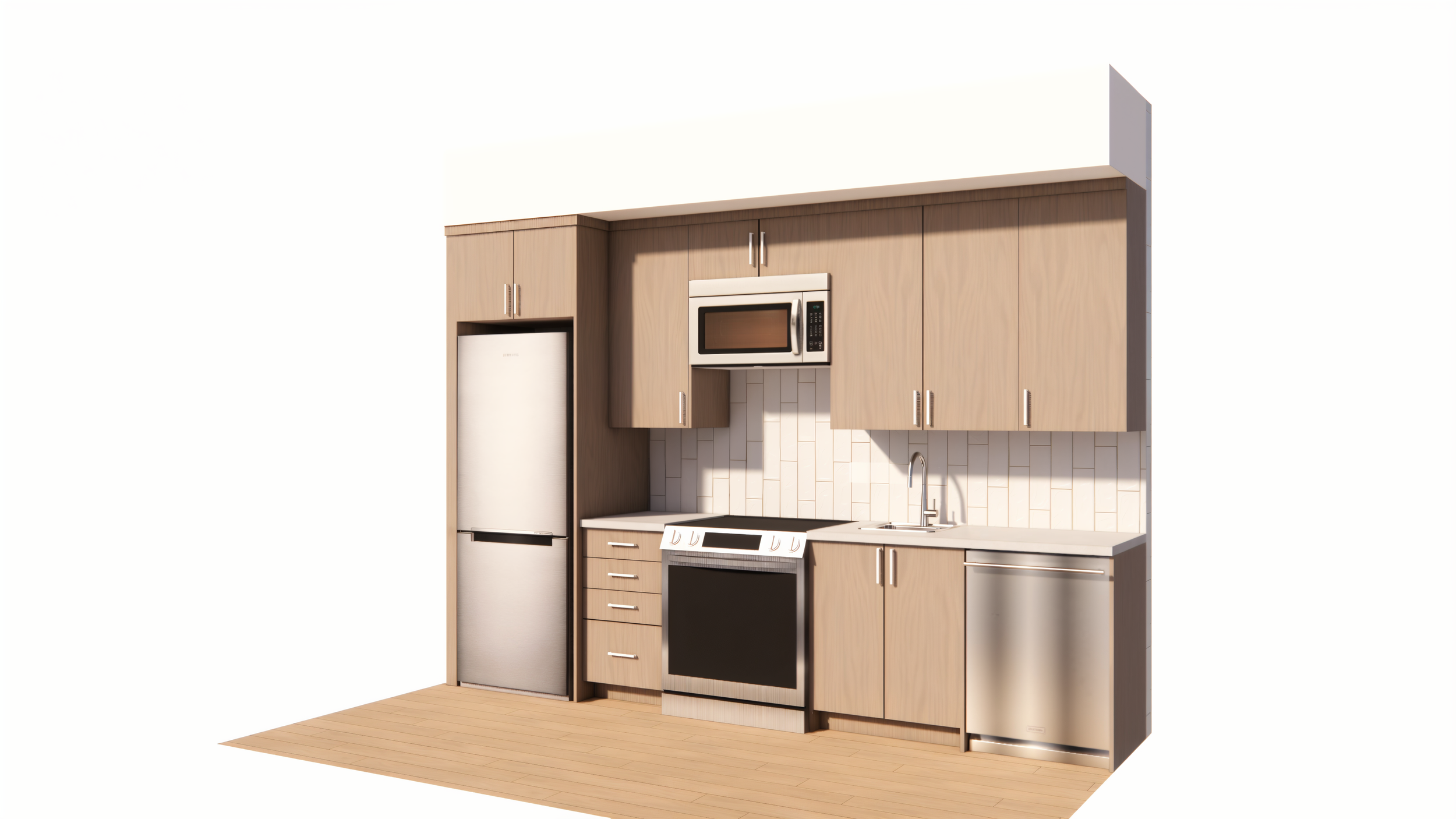 Studio A kitchen — design option A