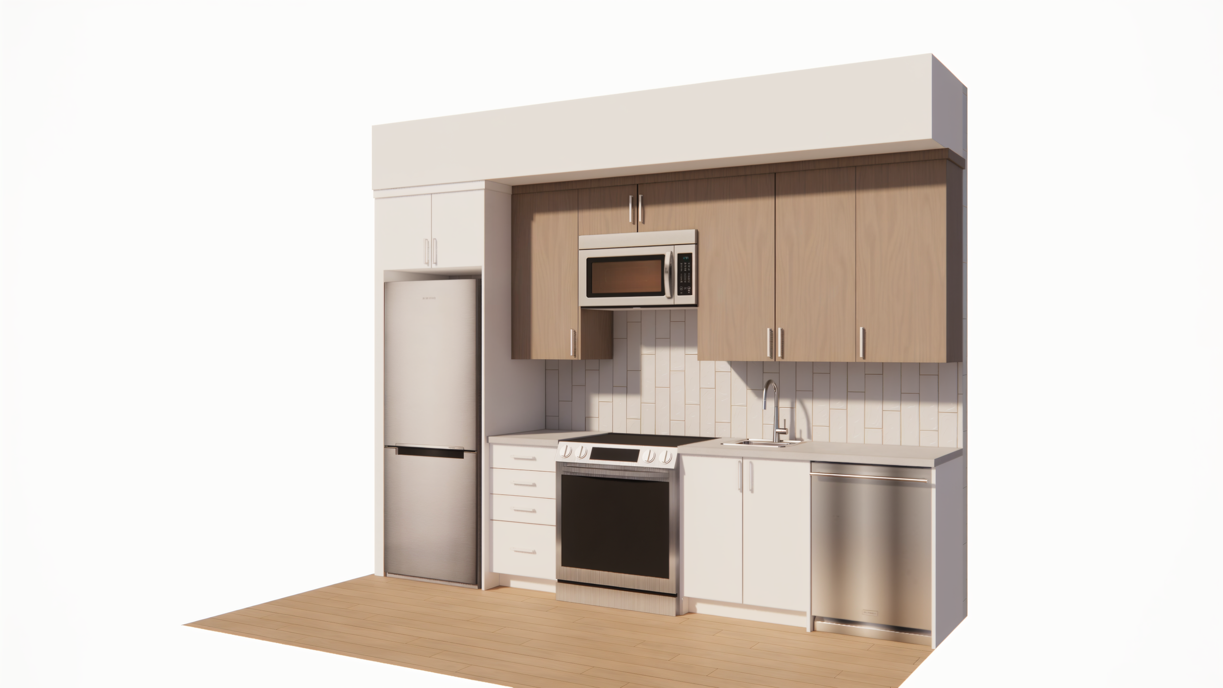 Studio A kitchen — design option C