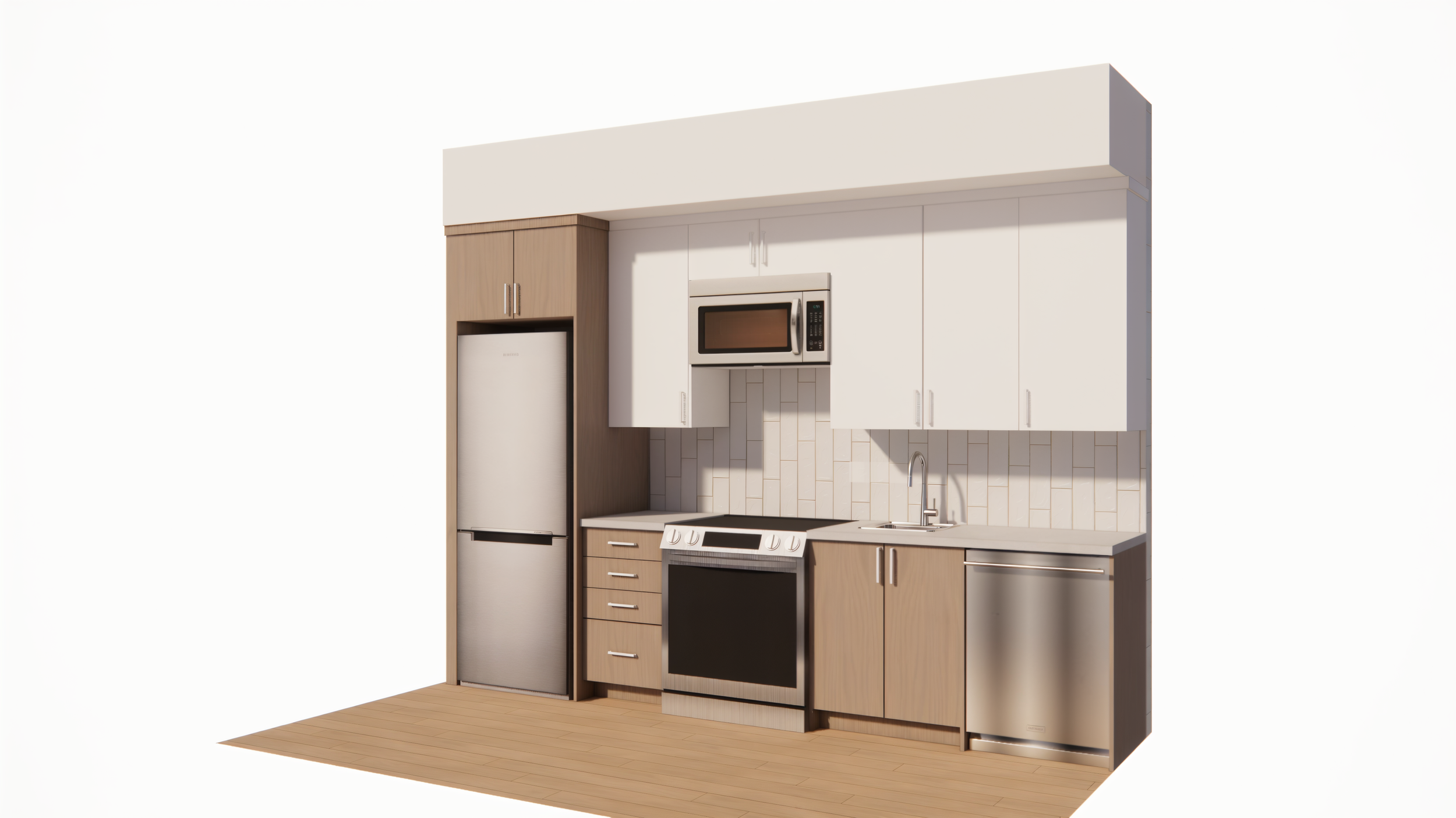 Studio A kitchen — design option B