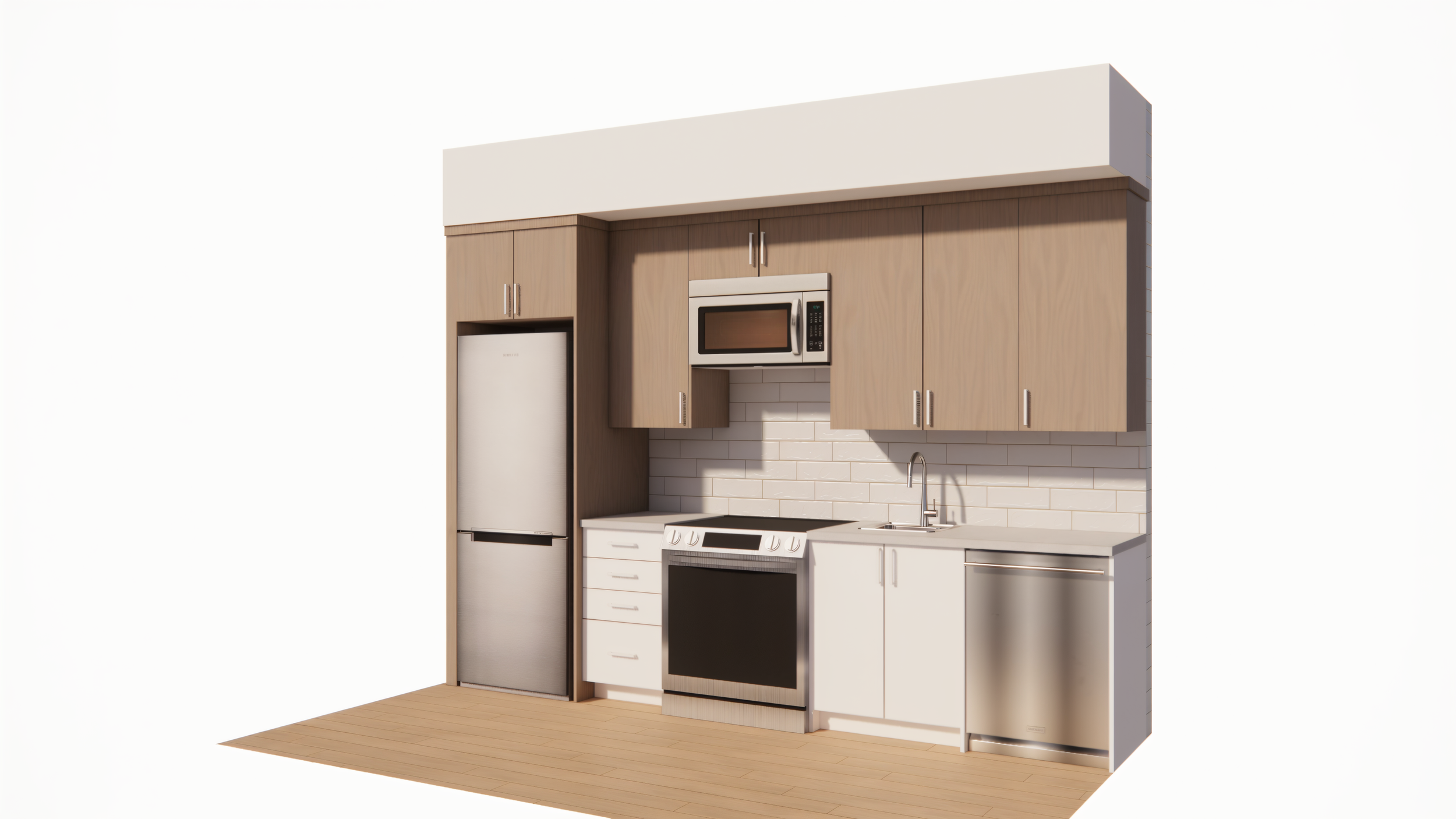 Studio A kitchen — design option D