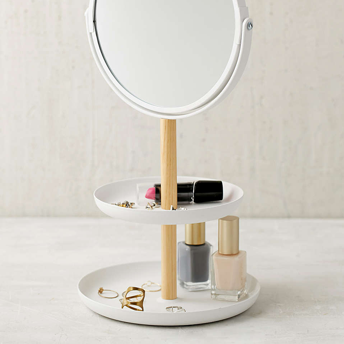 Tosca Tiered Catch-All Dish With Mirror