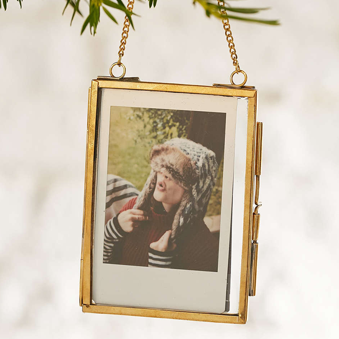 Instax Glass Ornament