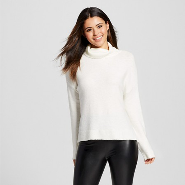 Hi-Lo Turtleneck Sweater