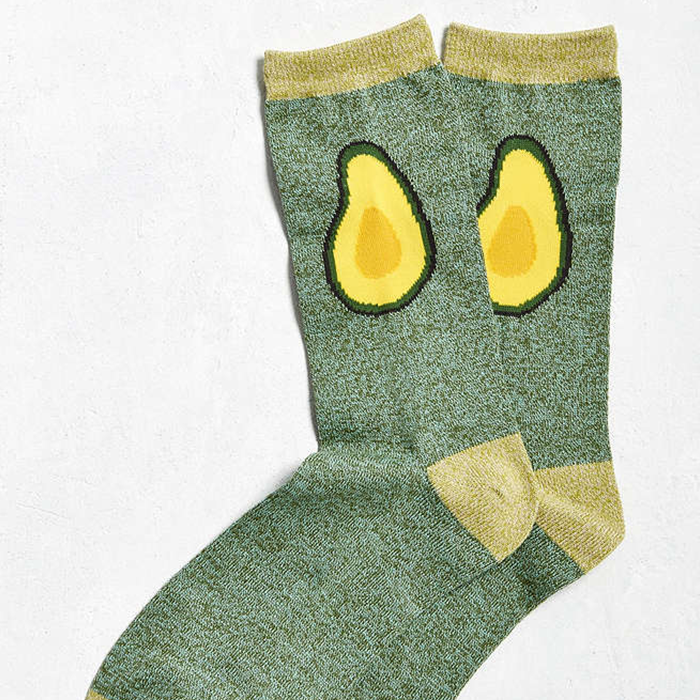 Avocado Halves Sock