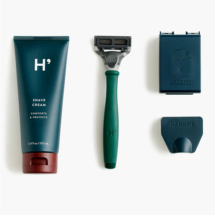 Rubberized Shave Set