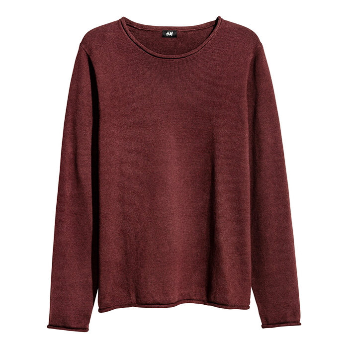 Fine-knit Cotton Sweater