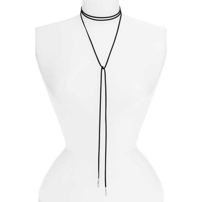 Long Wrap Choker Necklace