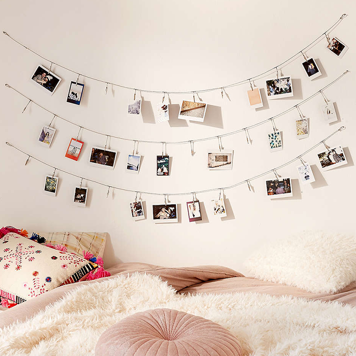 Metal Photo Clips String Set