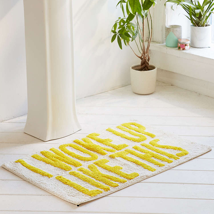 I Woke Up Like This Bath Mat